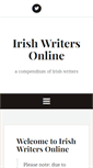Mobile Screenshot of irishwriters-online.com